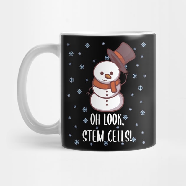 Look Stem Cells! Christmas Science Biology by MGO Design